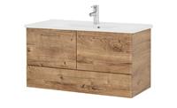 smart Waschtischunterschrank  Onda ¦ holzfarben ¦ Maße (cm): B: 96 H: 51 T: 44  - Möbel Kraft