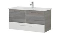 smart Waschtischunterschrank  Onda ¦ grau ¦ Maße (cm): B: 96 H: 51 T: 44  - Möbel Kraft