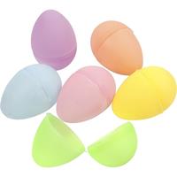 36x Surprise paaseieren in pastel kleuren 6 cm -