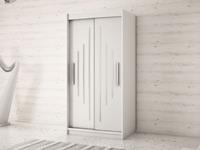 Mobistoxx Kast YORKNEW 2 schuifdeuren 120 cm wit