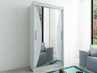 Mobistoxx Kast MONACORNE 2 schuifdeuren 100 cm wit