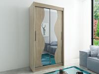 Mobistoxx Kast MADERA 2 schuifdeuren 100 cm sonoma
