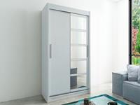 Mobistoxx Kast ROMANE 2 schuifdeuren 120 cm wit