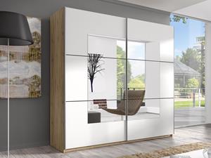 Mobistoxx Kast BETRAYER 2 deuren 180 cm sanremo/wit