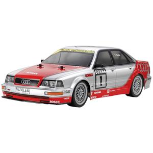 Tamiya TT-02 RC Audi V8 1992 Tourenwagen (TT-02) Brushed 1:10 RC auto Elektro Toerwagen 4WD Bouwpakket Gelakt