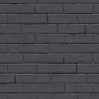 Good Vibes Behang Chalkboard Brick Wall Zwart En Grijs