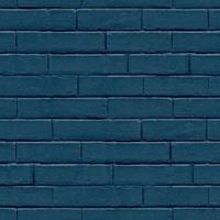 Good Vibes Behang Brick Wall blauw