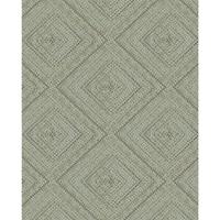 TOPCHIC Tapete Tone On Tone Diamonds Metallic-Grün
