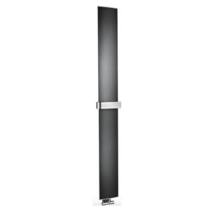 Ridea Othello Mono Slim handdoekradiator 30x190 cm mat zwart