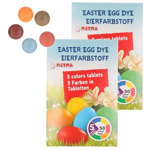 Shoppartners Paasei verf kleurtabletten ca. 100 eieren -