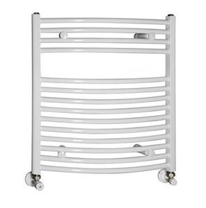 Aqualine Handdoekradiator 50x65 cm 319W wit