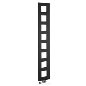 Sapho Blok handdoekradiator 28x175 mat zwart