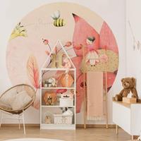 K&L WALL ART Runde Fototapete Loske Kinderzimmer Tapete DÃumelinchen Kinder Vliestapete Ã 140 cm