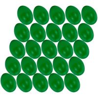 50x stuks groen hobby knutselen eieren van plastic 4.5 cm -