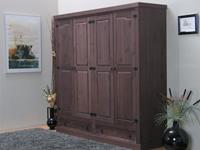 ebuy24 Kleiderschrank »New Mexico kleiderschrank 4-trg. mit 2 Schubladen«