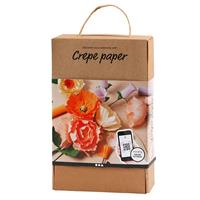 Hobbyset Crêpepapier Anjers Creotime Startersset bloemen