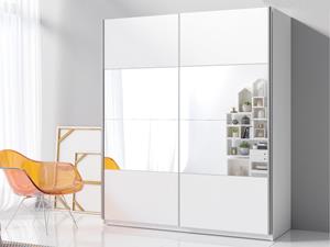 Mobistoxx Kast BELHAMBRA 2 schuifdeuren 150 cm wit