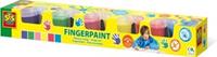 SES CREATIVE Children's Fingerpaint Set, 6 Colours, 2 Years and Above (00315)
