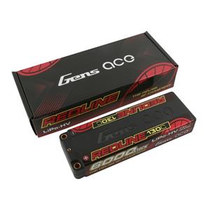 Gens ace LiPo accupack 7.6 V 6000 mAh Aantal cellen: 4 130 C Hardcase