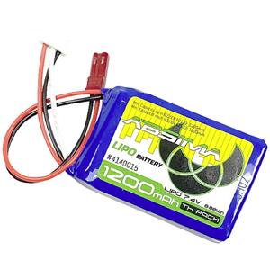 Absima Modellbau-Akkupack (LiPo) 7.4V 1200 mAh Zellen-Zahl: 2 Softcase BEC