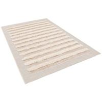 Pergamon In & Outdoor Teppich Shaggy Juist Streifen Teppiche creme Gr. 80 x 150