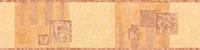 Klebefieber Mustertapete A.S. Création Only Borders 9 in Braun Orange - 900647