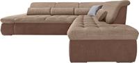 DOMO collection Ecksofa »Aldo«, mit Ottomane, wahlweise mit Bettfunktion