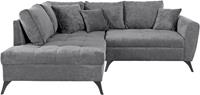 Andas Ecksofa »Lörby Luxus«, Belastbarkeit bis 140kg pro Sitzplatz, auch mit Aqua clean-Bezug, feine Steppung im Sitzbereich, lose Kissen