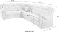 sit&more Hoekbank optioneel met bedfunctie