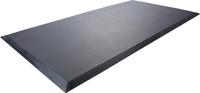 EDE GmbH ELC Logistik-Center Arbeitsplatzmatte Ergo PUR, schwarz, antistatisch, 13mm, 1200x65