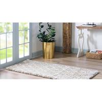 Yomonda Teppich Temara Shag 3 braun/grün Gr. 80 x 300