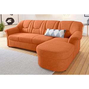 Domo Collection Ecksofa Sarafina, wahlweise mit Bettfunktion, optional mit Federkern