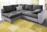 Nova Via Ecksofa Tobi 2, wahlweise mit Kaltschaum (140kg Belastung/Sitz) und Bettfunktion