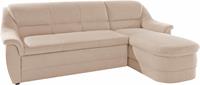 Domo Collection Ecksofa Lale, mit Recamiere, wahlweise mit Bettfunktion