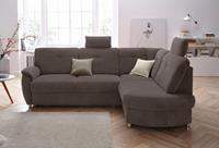 sit&more Hoekbank Sonoma L-vorm naar keuze met slaapfunctie en bedkist