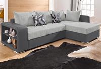 COLLECTION AB Ecksofa "John L-Form", mit Bettfunktion, wahlweise mit Federkern