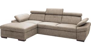 exxpo - sofa fashion Hoekbank inclusief verstelbare hoofdsteun en verstelbare armleuning, naar keuze met slaapfunctie