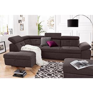 exxpo - sofa fashion Hoekbank naar keuze met slaapfunctie en bedkist