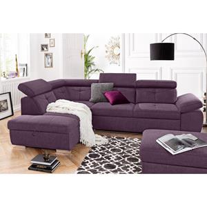 exxpo - sofa fashion Hoekbank naar keuze met slaapfunctie en bedkist