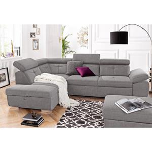 exxpo - sofa fashion Hoekbank naar keuze met slaapfunctie en bedkist