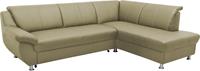 Domo Collection Ecksofa Pilar, mit Ottomane, wahlweise mit Bettfunktion