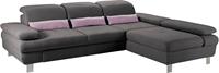 Places Of Style Ecksofa NYON, inklusive Kopfteil- und Armlehnverstellung, wahlweise mit Bettfunktion und Bettkasten