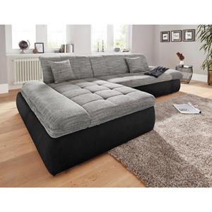 Domo Collection Ecksofa PB Moric, im XXL-Format, wahlweise mit Bettfunktion und Armteilverstellung, frei im Raum stellbar