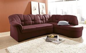 Domo Collection Ecksofa Papenburg, mit Ottomane, wahlweise mit Bettfunktion