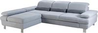 Places Of Style Ecksofa NYON, inklusive Kopfteil- und Armlehnverstellung, wahlweise mit Bettfunktion und Bettkasten