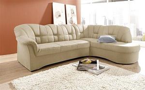 Domo Collection Ecksofa Papenburg, mit Ottomane, wahlweise mit Bettfunktion