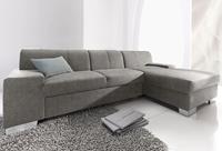 Domo Collection Ecksofa Star, wahlweise mit Bettfunktion