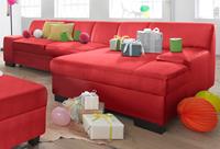 Domo Collection Ecksofa Norma, wahlweise mit Bettfunktion