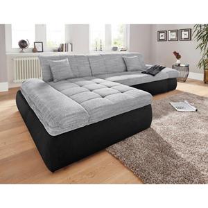Domo Collection Ecksofa PB Moric, im XXL-Format, wahlweise mit Bettfunktion und Armteilverstellung, frei im Raum stellbar
