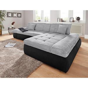 DOMO collection Ecksofa "PB Moric", im XXL-Format, wahlweise mit Bettfunktion und Armteilverstellung